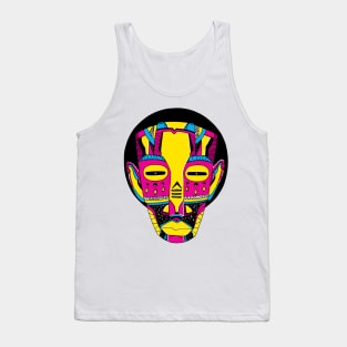 CMYK African Mask No 3 Tank Top